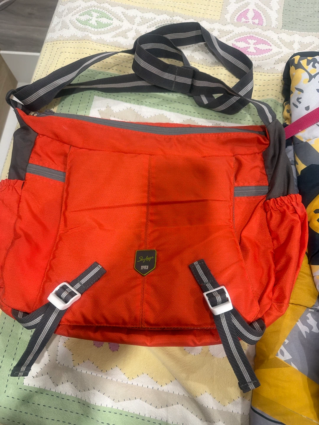 Skybags Orange Messenger Bag