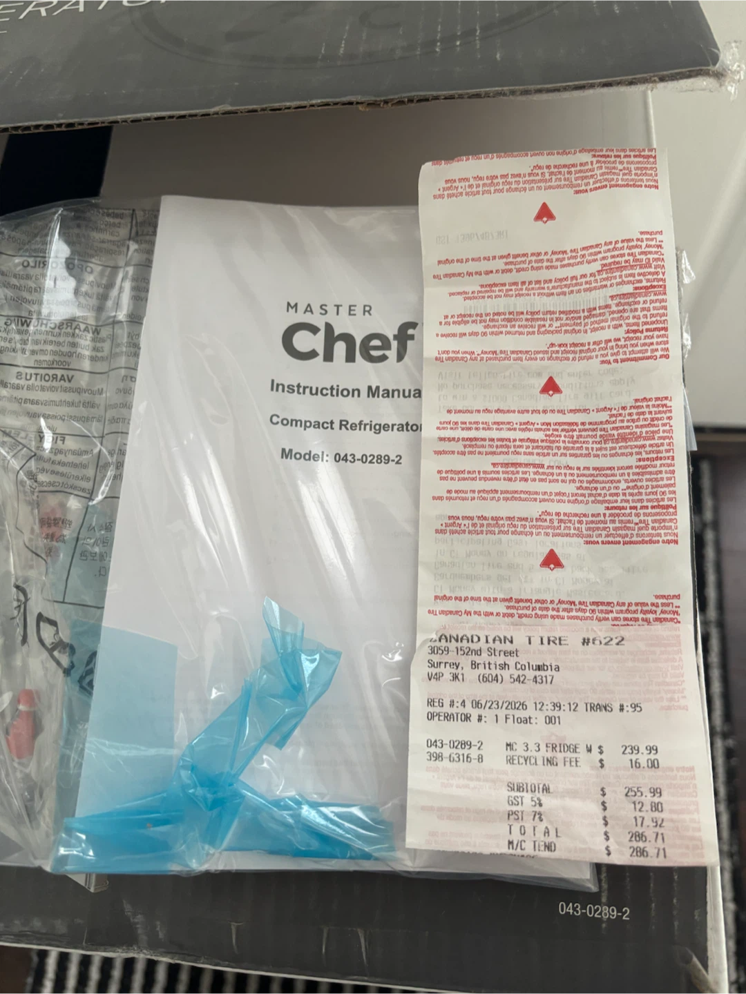 Master Chef 3.3 Cu. Ft. Compact Refrigerator - photo 4