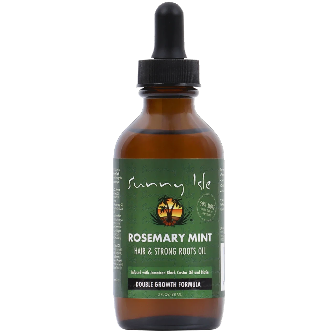 Sunny Isle Rosemary Mint Hair & Strong Roots Oil 3oz