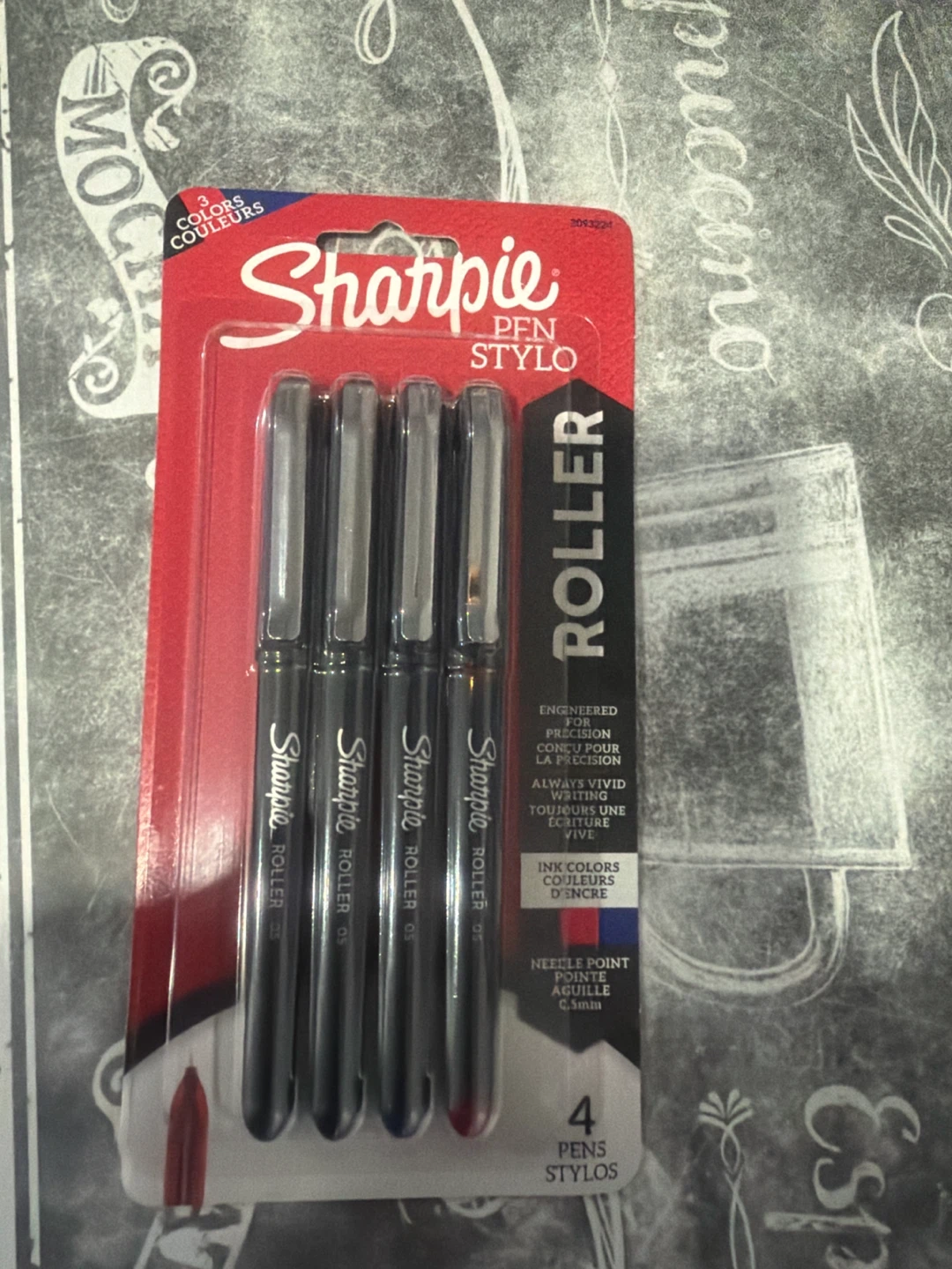 Sharpie Pen Stylo Roller 4 Pack