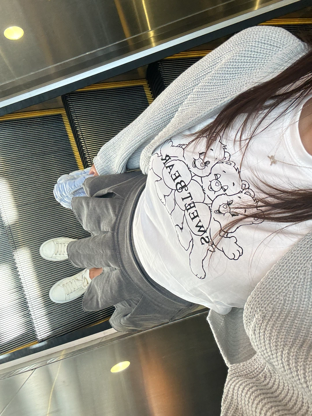 White 'Sweet Bear' Graphic T-Shirt - photo 2