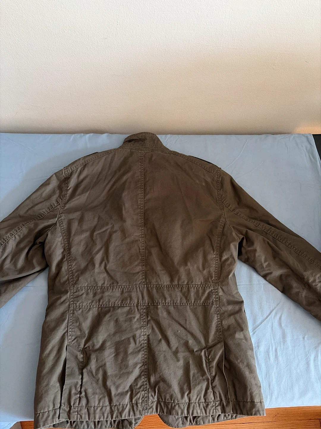 Express Olive Green Utility Jacket - photo 4