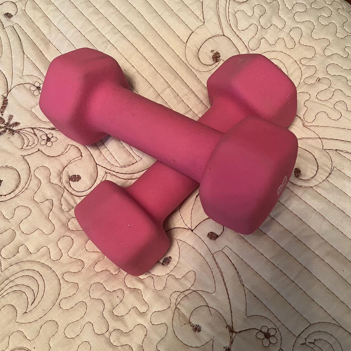 Pink Dumbbells - 5LB Each - photo 2