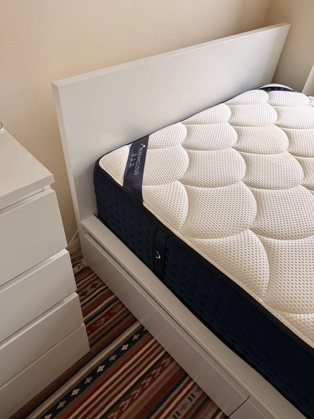 Full size Mattress and bed frame with storage - photo 5