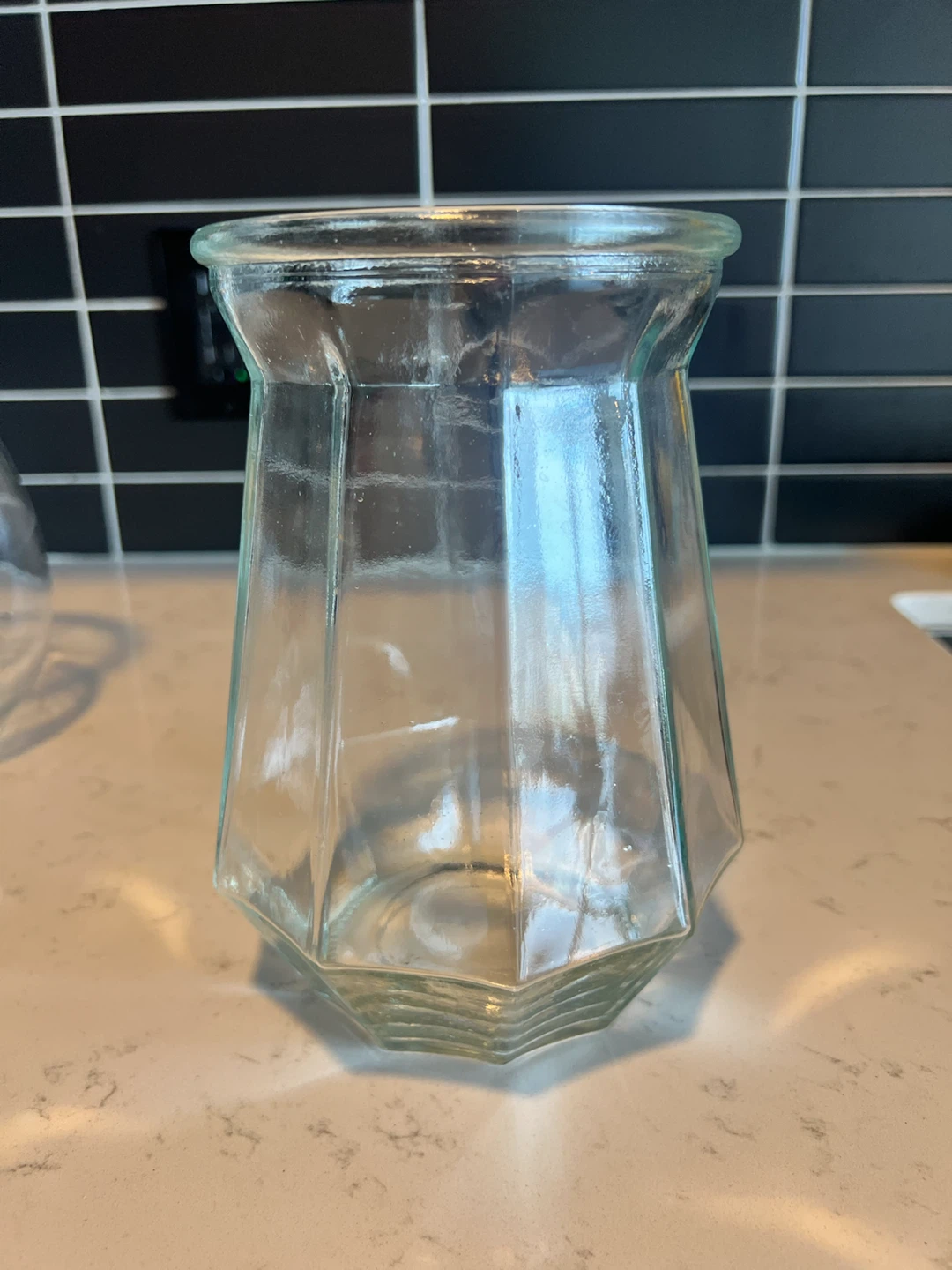 Clear Glass Vase
