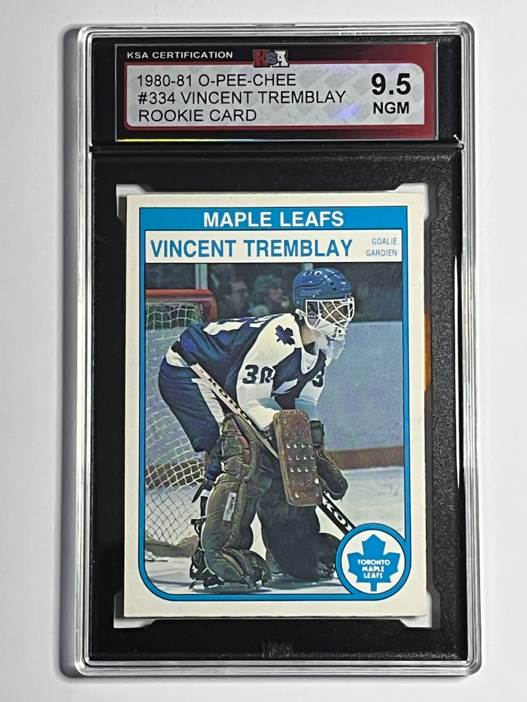 1980-81 O-Pee-Chee Vincent Tremblay Rookie Card #334