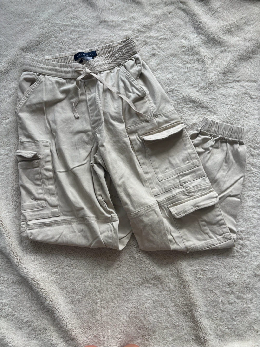 Aeropostale Cargo Pants - Beige - S/P