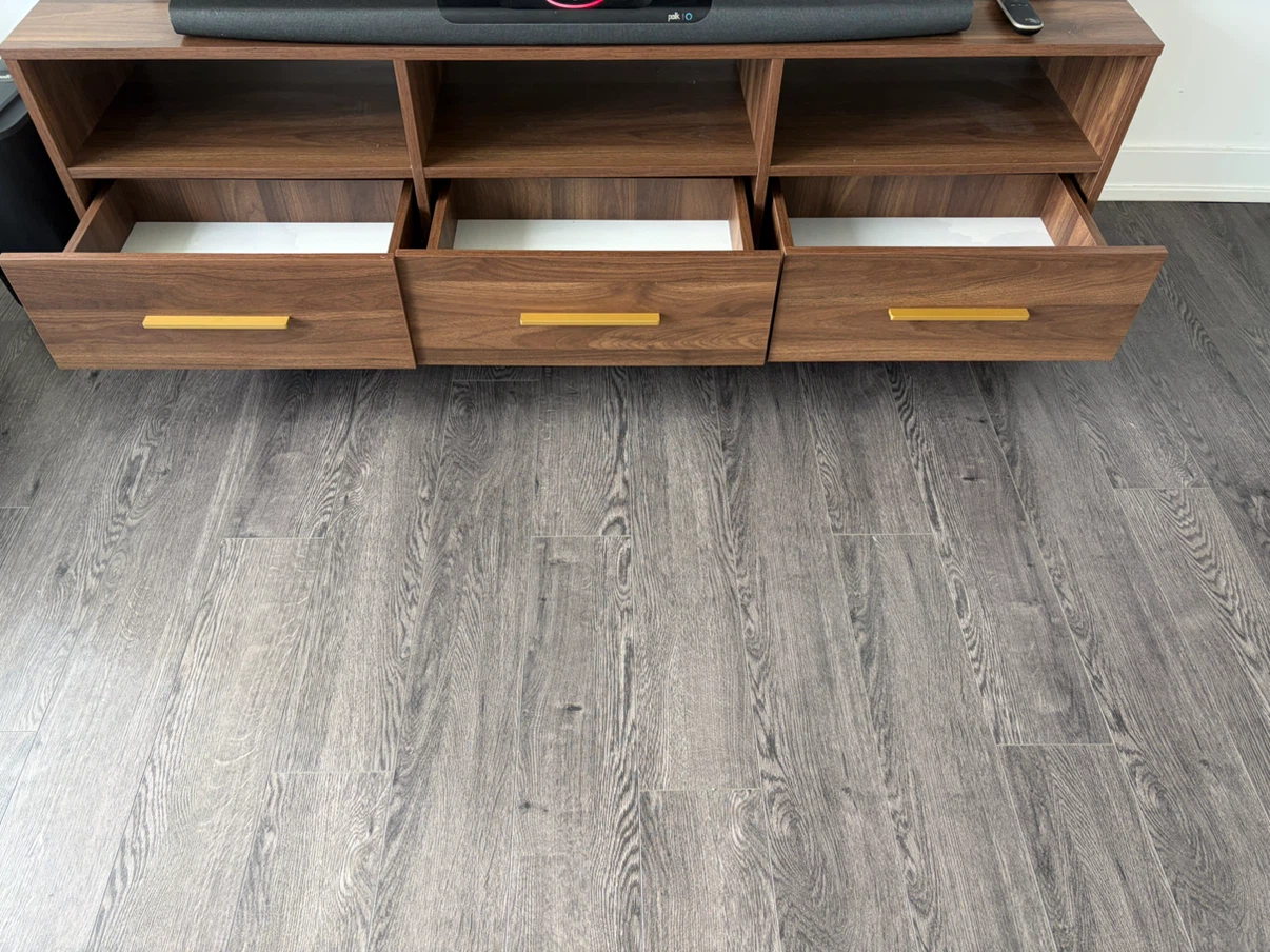 Media Console TV Stand with Drawers - photo 2