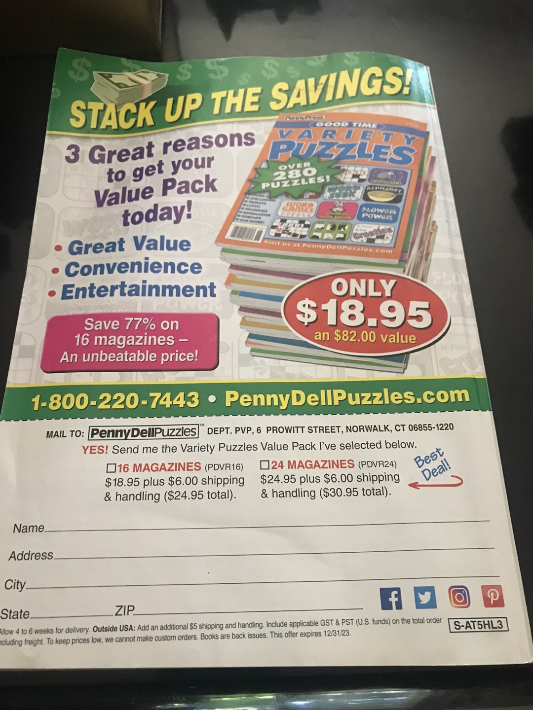 Penny Press Easy & Fun Variety Puzzles Magazine - photo 2