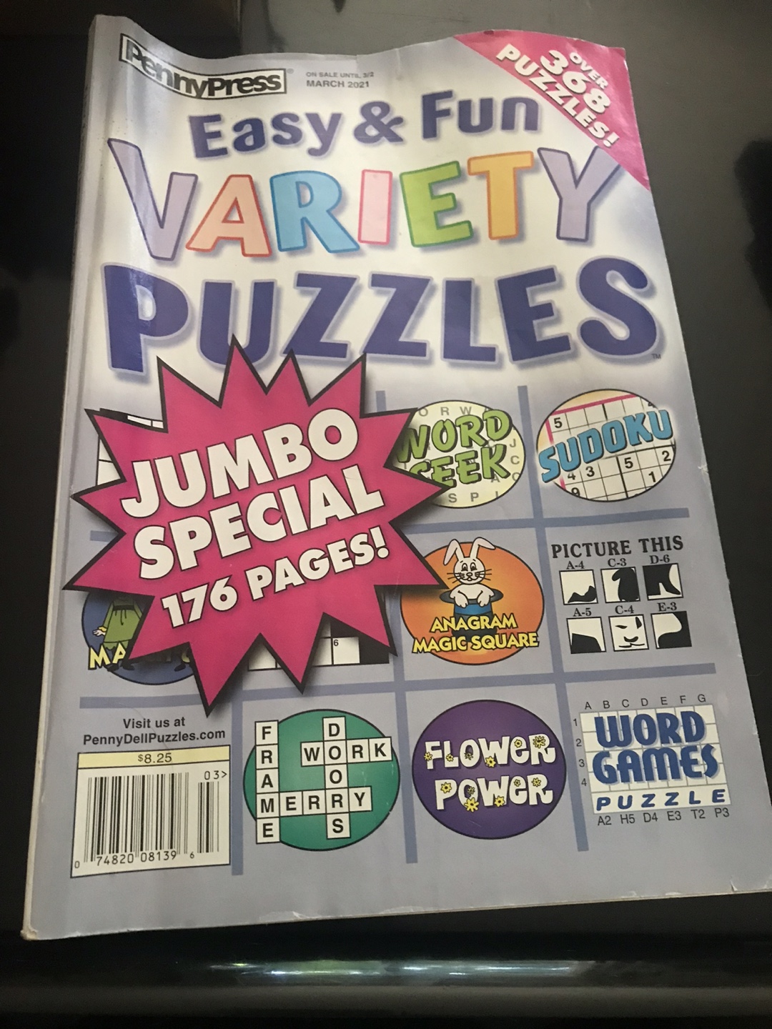Penny Press Easy & Fun Variety Puzzles Magazine
