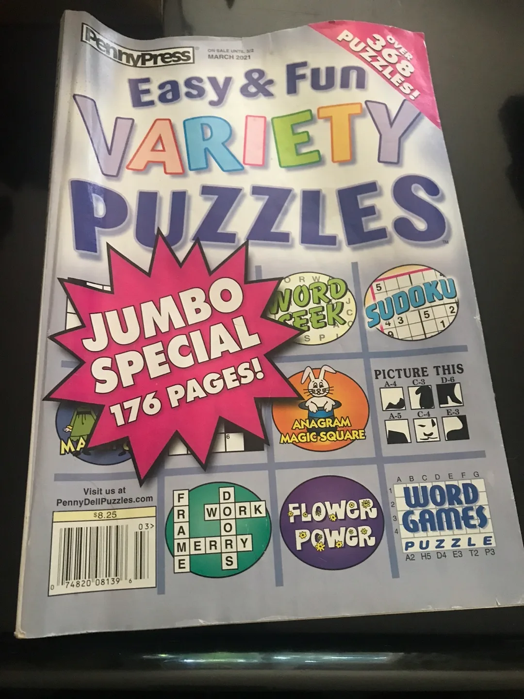 Penny Press Easy & Fun Variety Puzzles Magazine