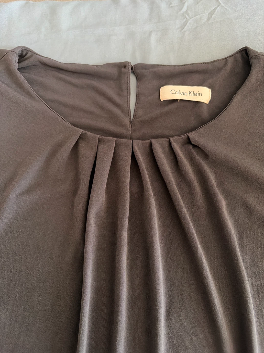Calvin Klein Sleeveless Pleated Top - photo 2