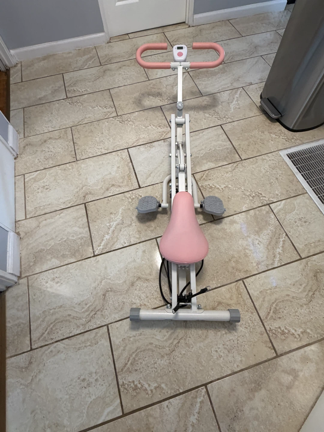 Pink Exercise Bike