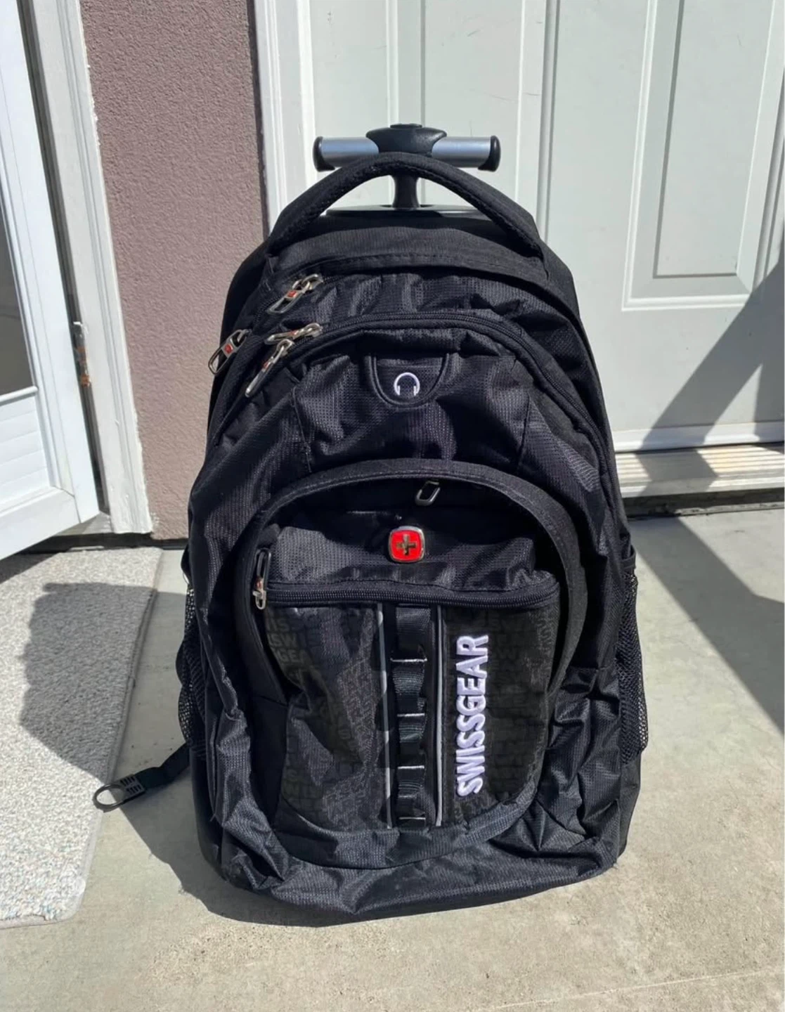 Swiss Gear Rolling Backpack - Black