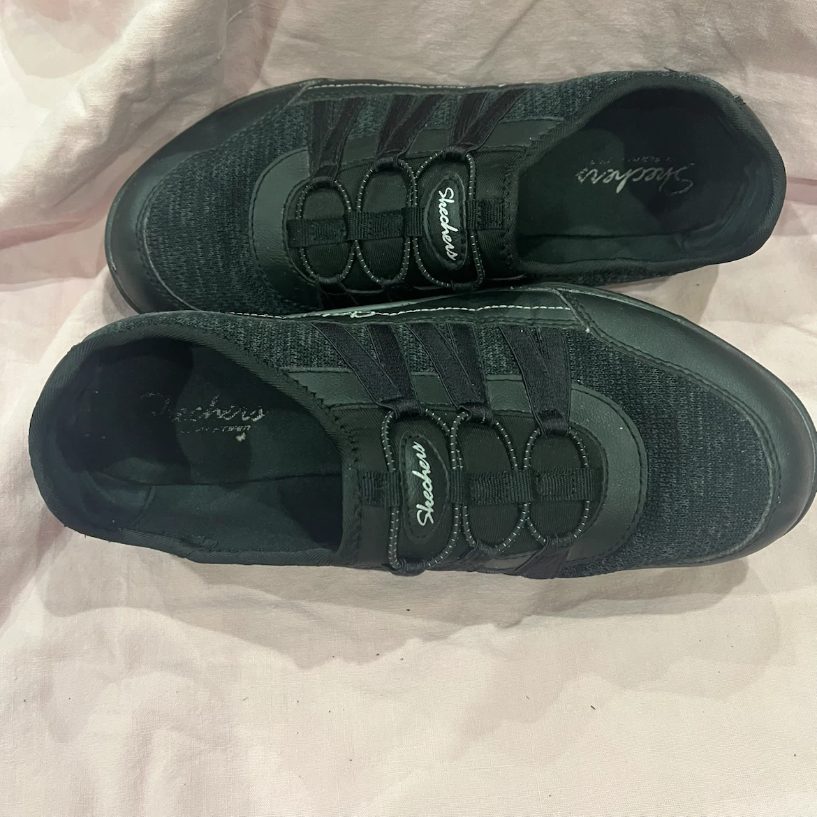 Skechers Women's Black Slip-On Sneakers