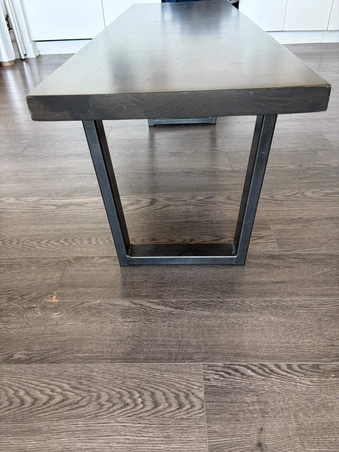 Wooden Bench with Metal Legs from Design Republic - photo 2