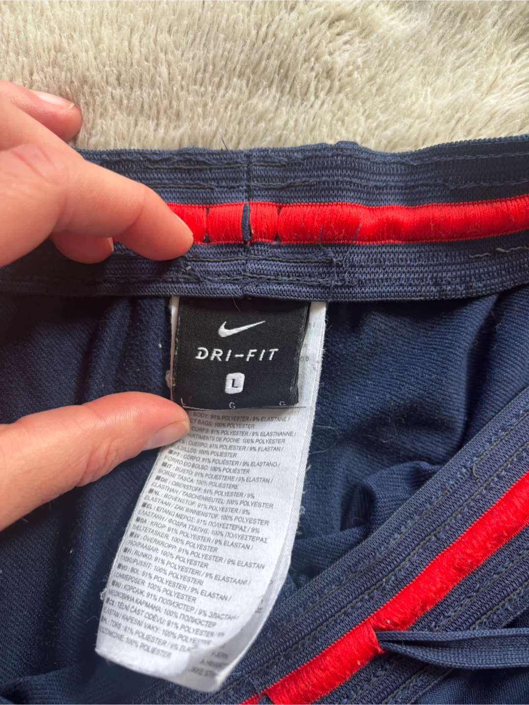Nike PSG Dri-FIT Soccer Track Pants Navy Blue Size L - photo 2
