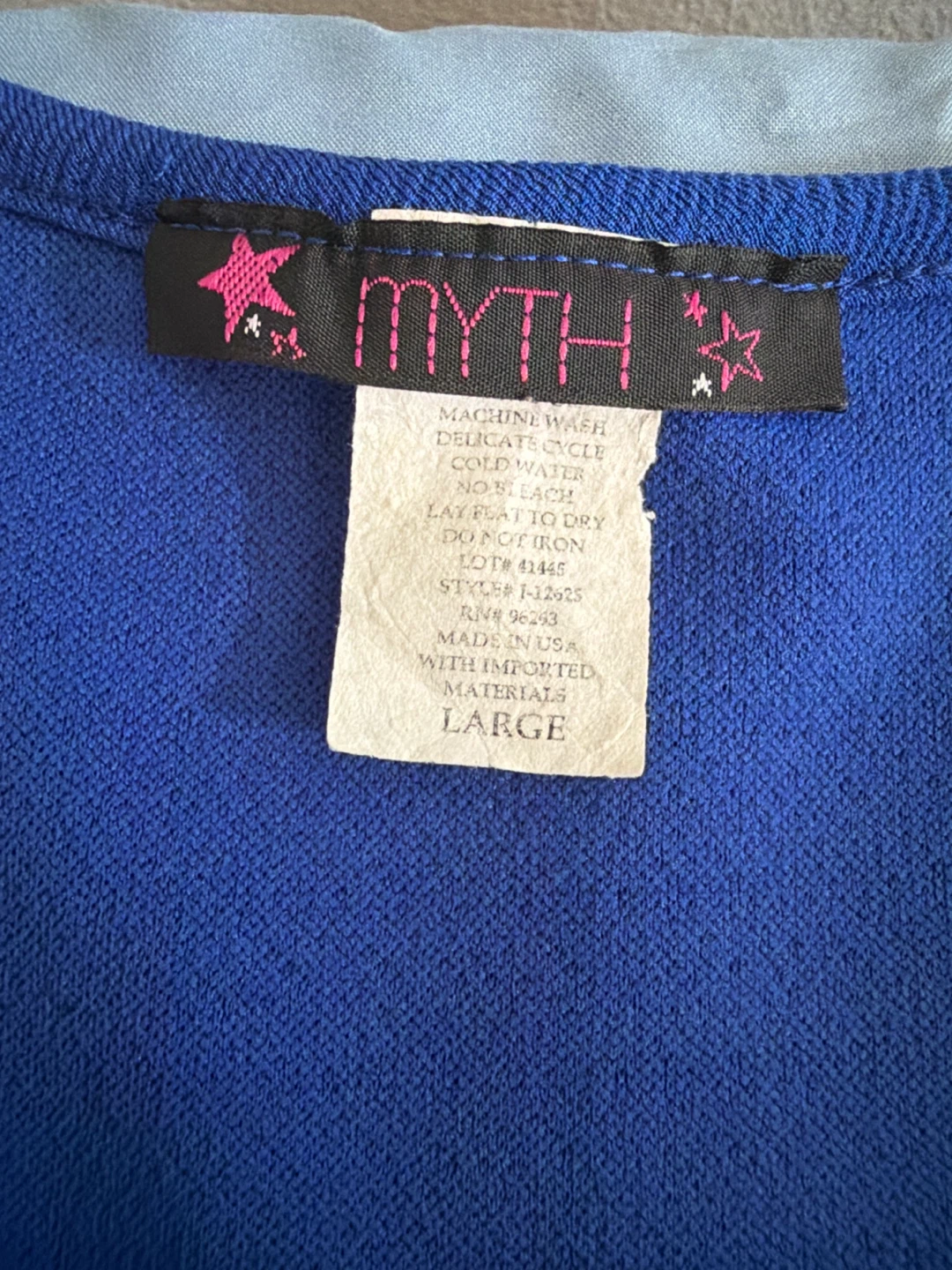 MYTH Royal Blue Fit and Flare Dress - Large - photo 2