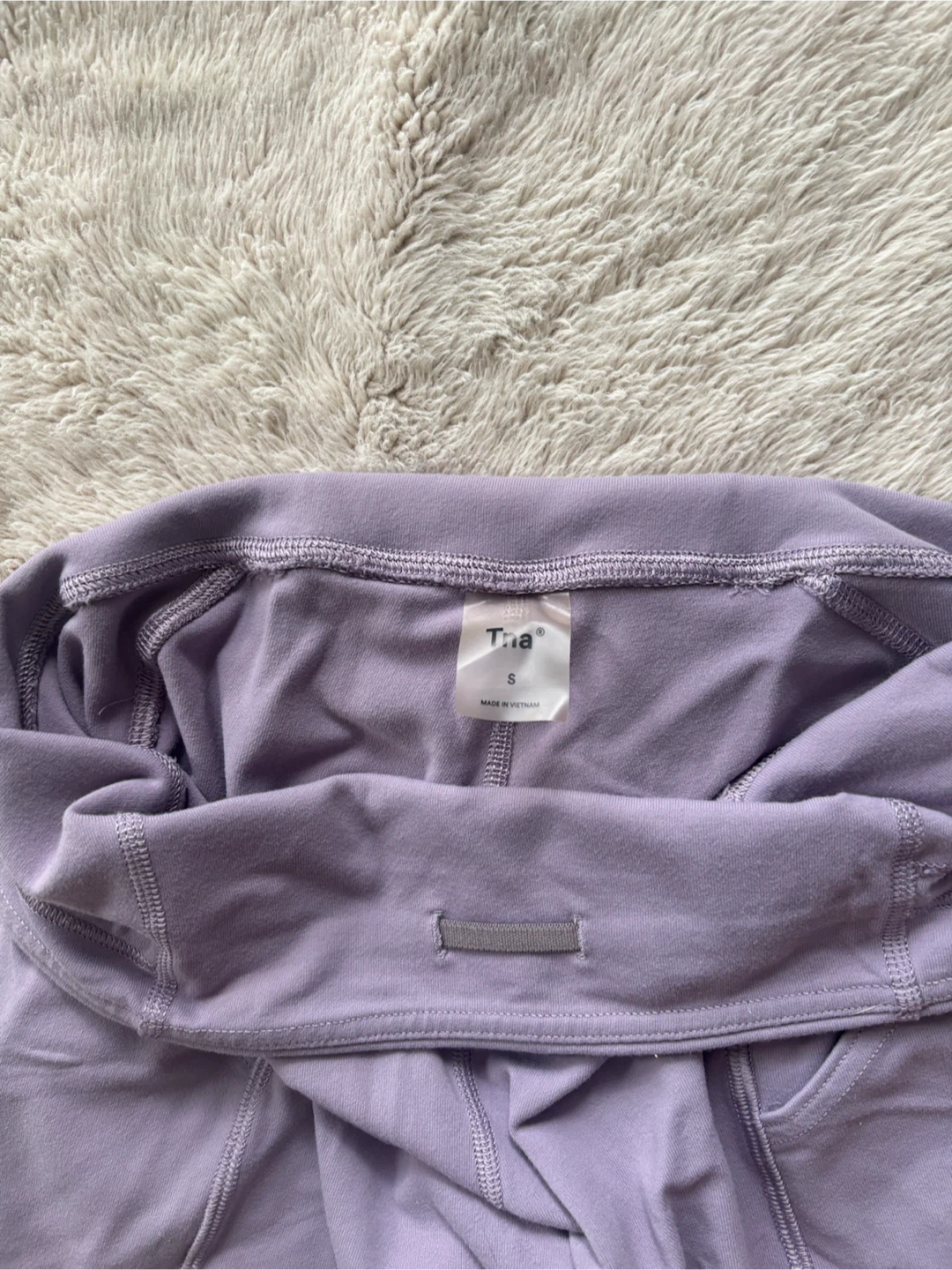 Tna Lilac Biker Shorts Size S - photo 2