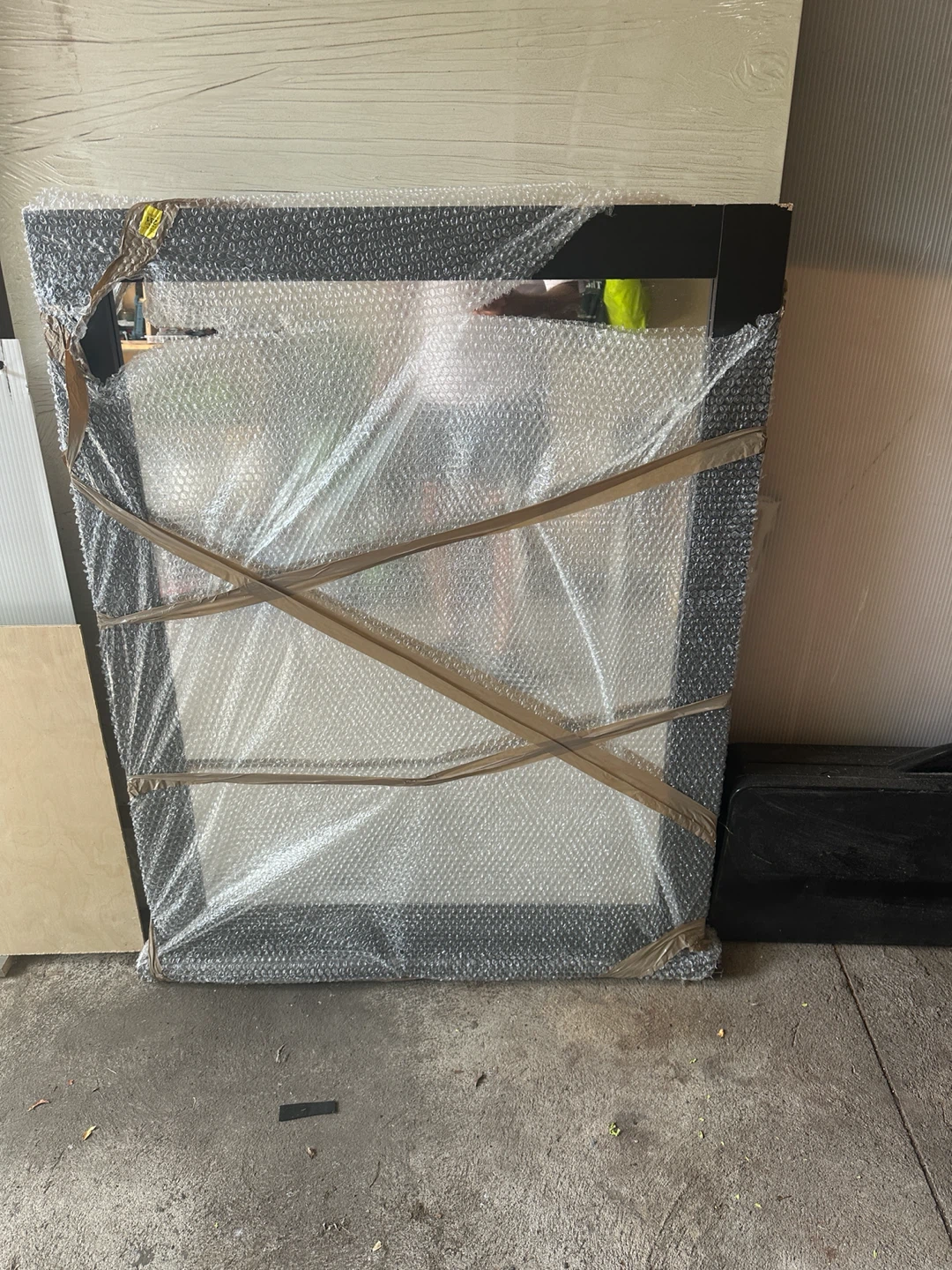 Large Black Framed Mirror - photo 3
