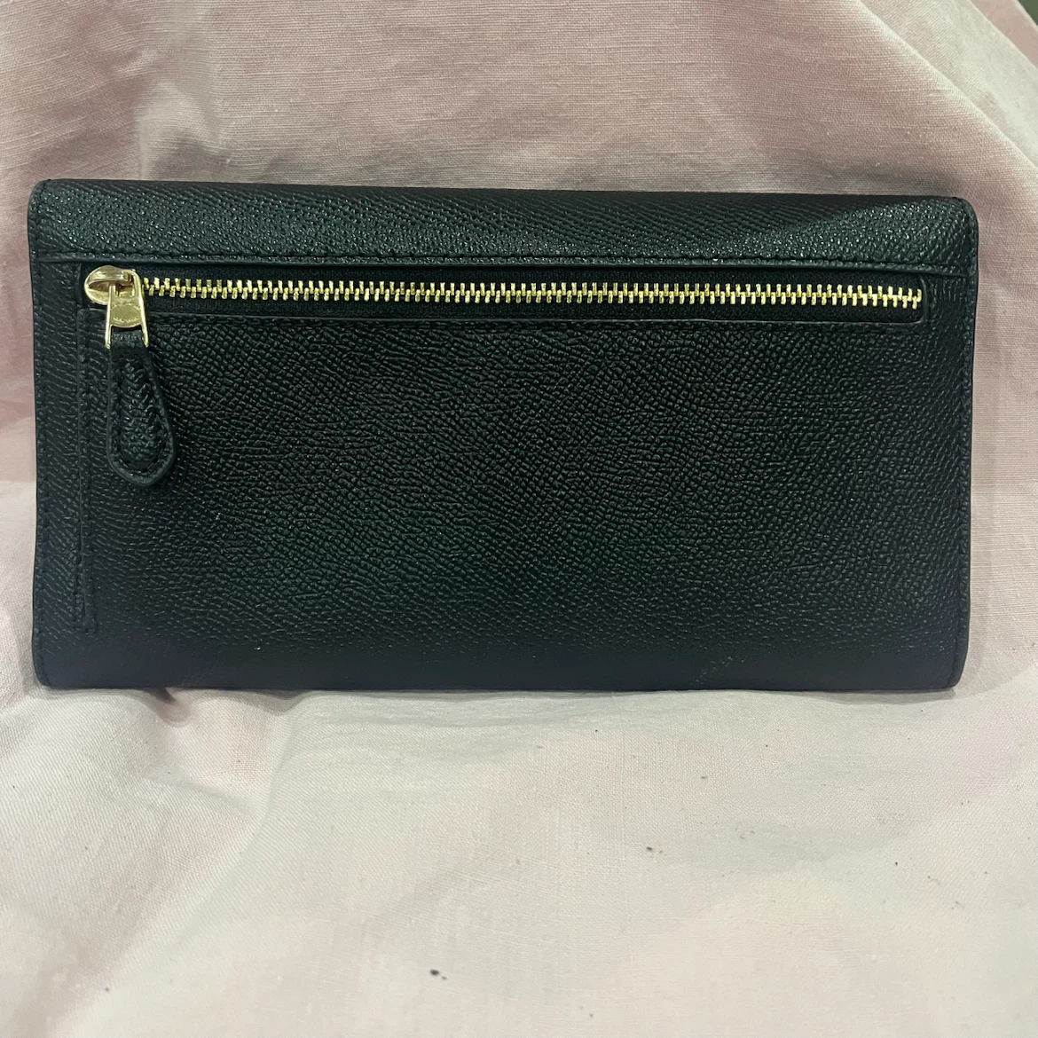 Black Coach Leather Wallet - photo 4