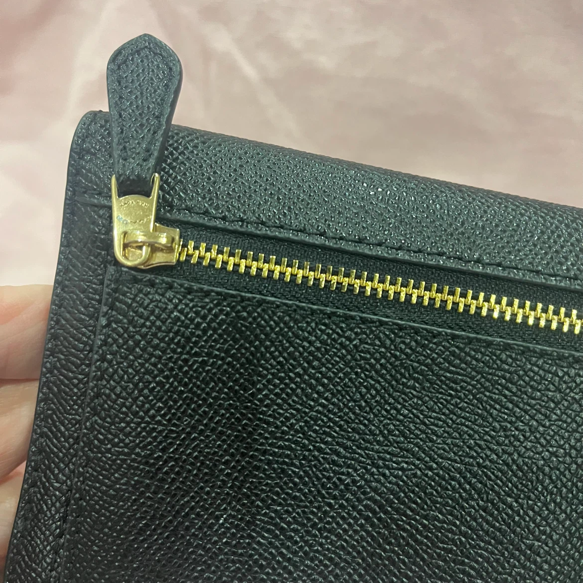 Black Coach Leather Wallet - photo 5