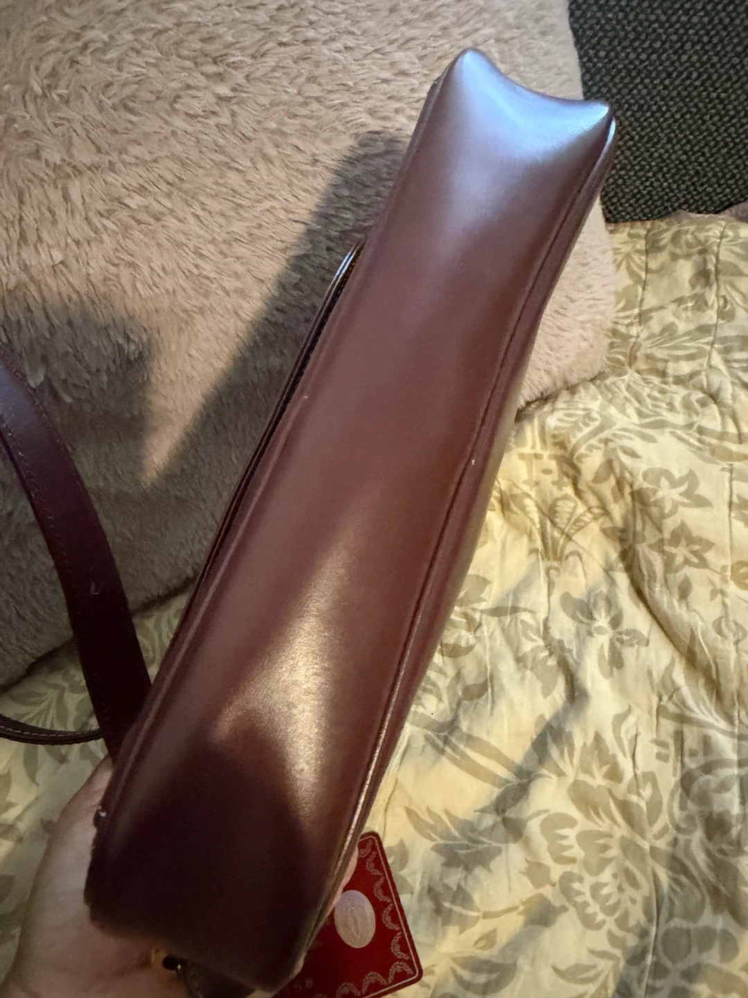 Cartier Burgundy Leather Shoulder Bag - photo 4