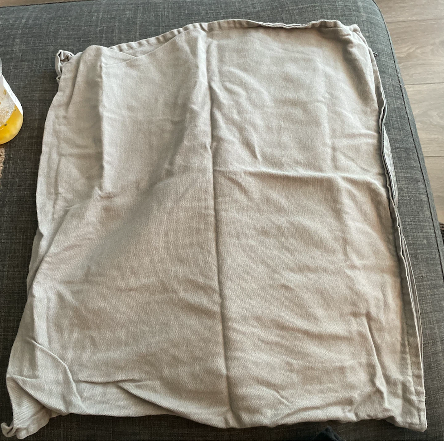100% cotton Light Grey Pillow Cover