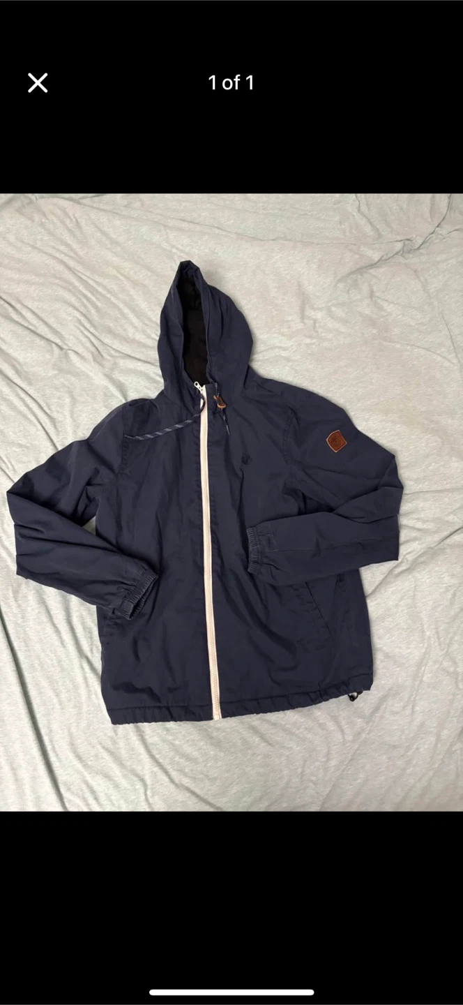 Element wolfeboro Navy Blue Hooded Jacket