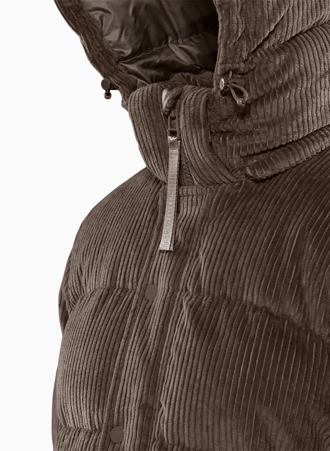 The Super Puff Original Vest - Brown corduroy - photo 3