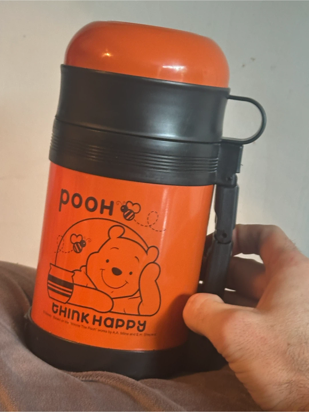 vintage Winnie the Pooh thermal lunch jar - photo 2
