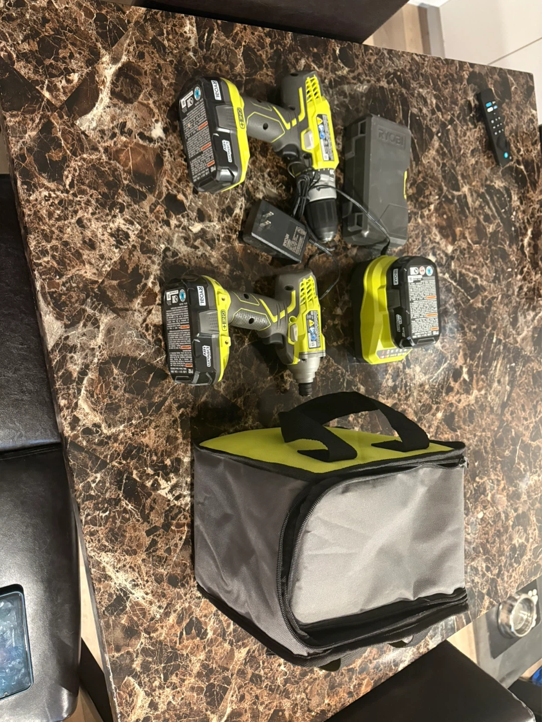 Ryobi ONE+ 18V Cordless Drill and Impact Driver Combo Kit