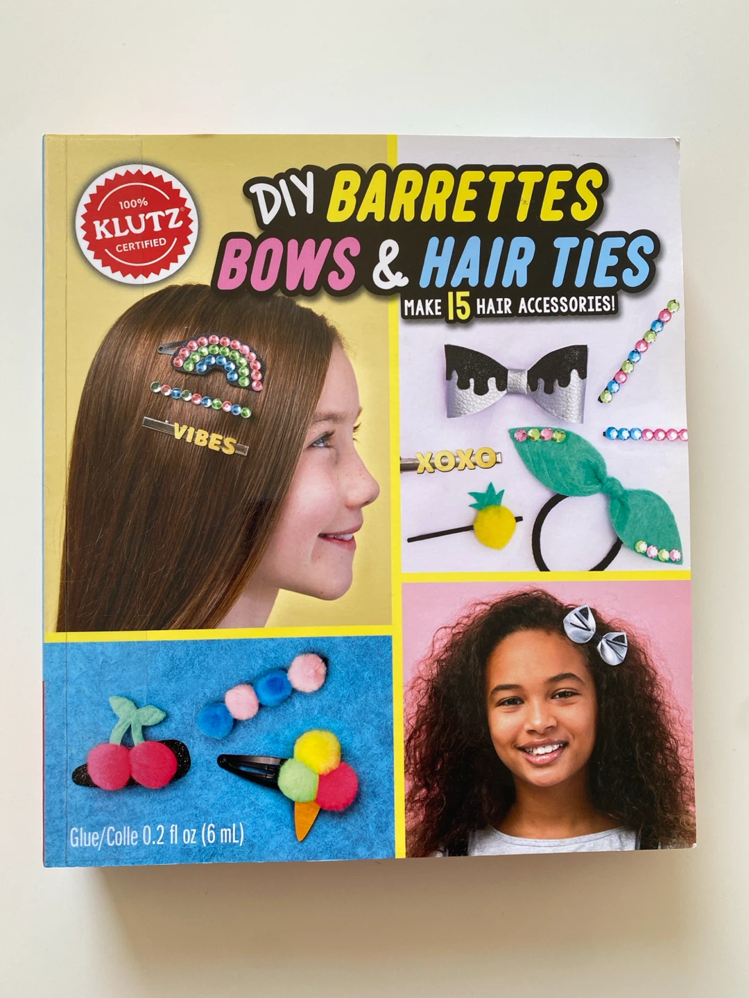 NEW Klutz DIY Barrettes, Bows & Hair Ties Craft Kit - photo 2