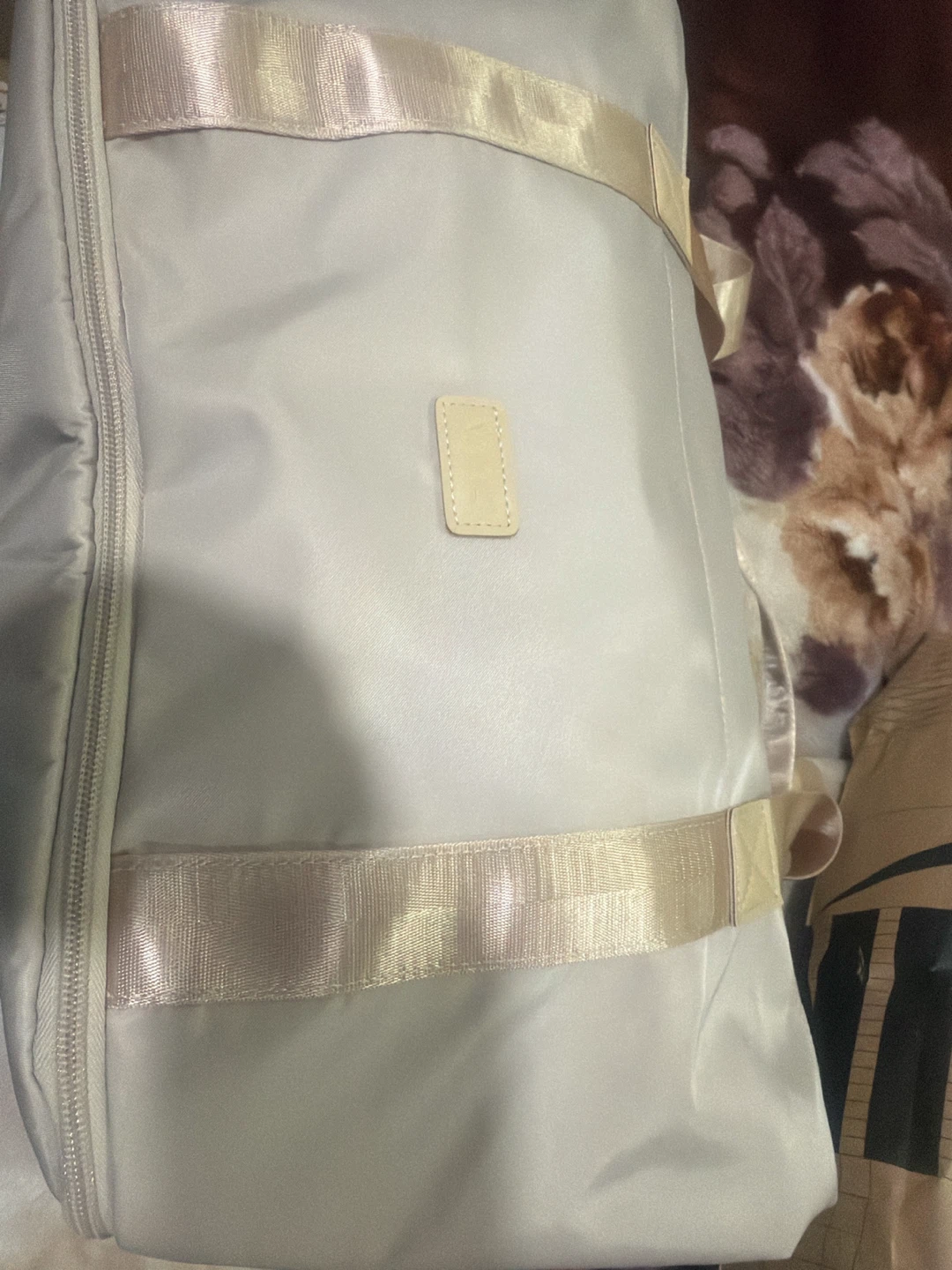 Light Grey Duffel Bag