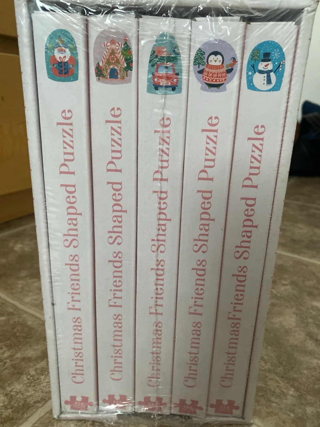 Christmas Friends Jigsaw Puzzles - Set of 5 - photo 3
