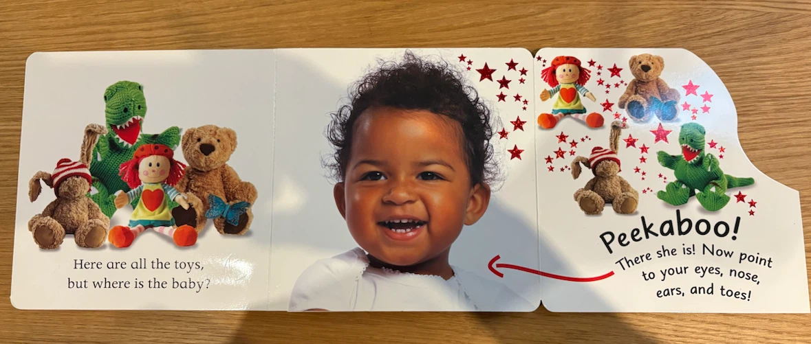 DK Eyes, Nose, Toes Peekaboo! Board Book - photo 2