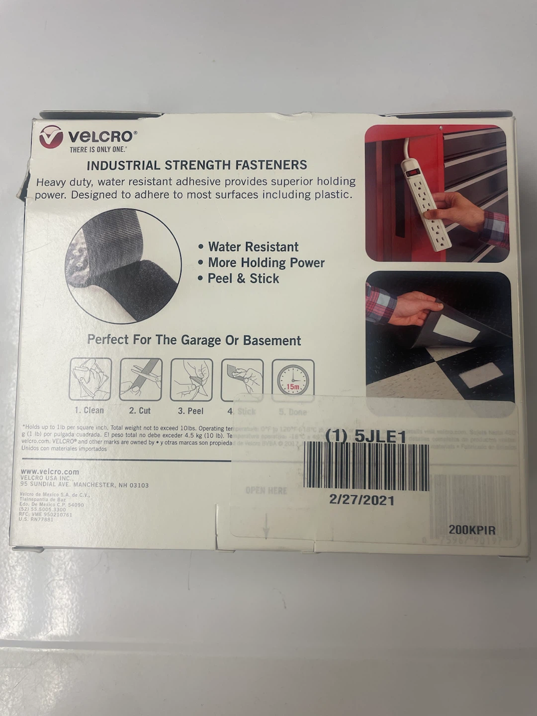 Velcro Industrial Strength Fasteners 1 Roll - photo 2