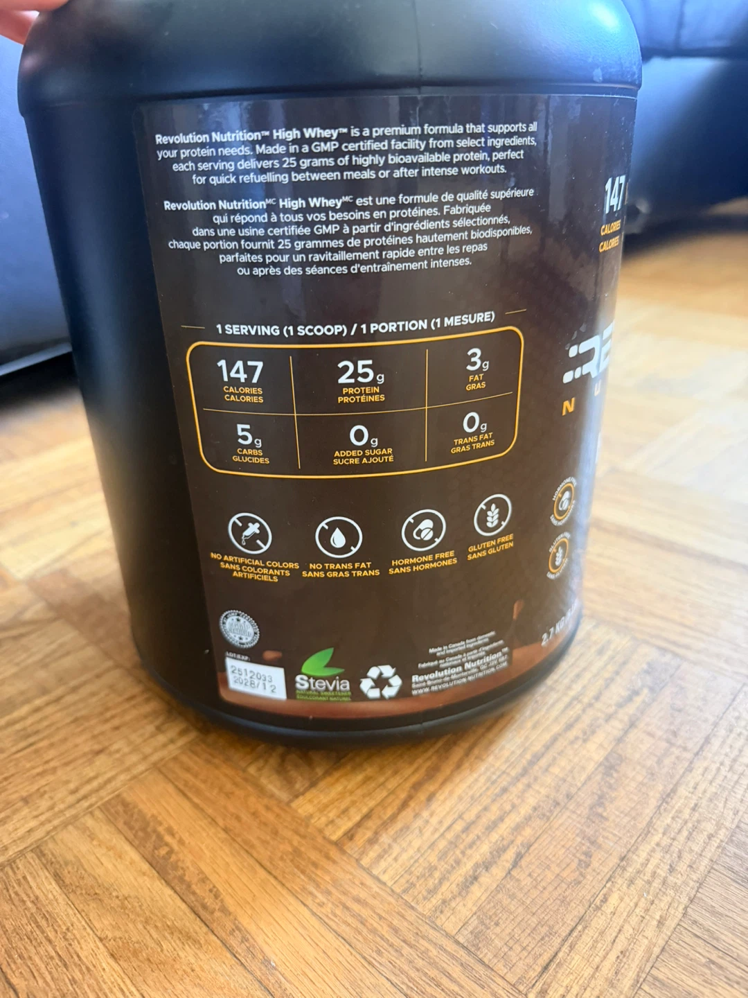 Revolution Nutrition High Whey Protein - Chocolate Hazelnut - photo 3