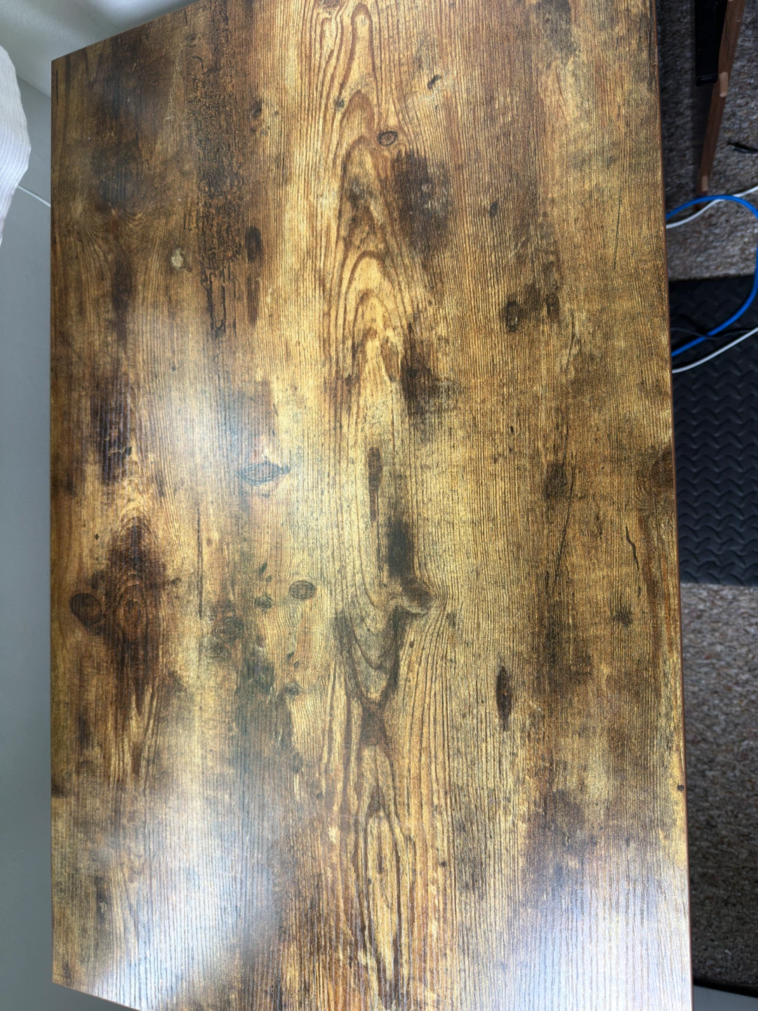 Rustic Wood Grain Desk - photo 2