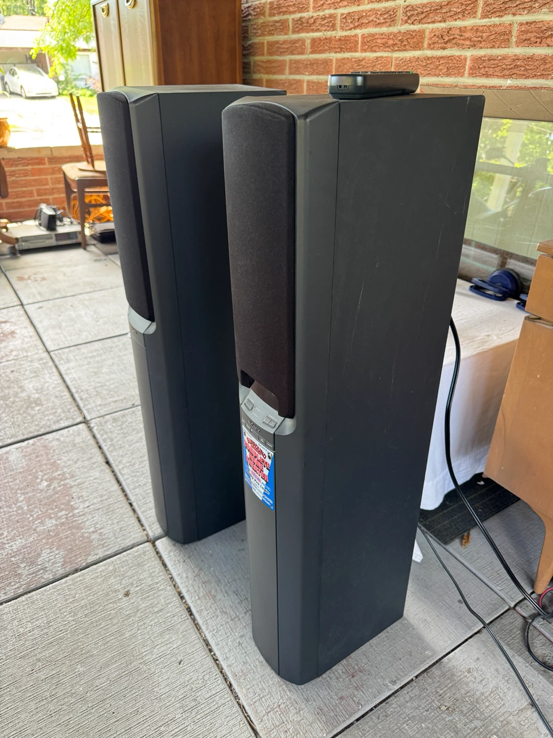 Sony SAVA-27 Surround Speakers (Pair) with Remote - photo 4