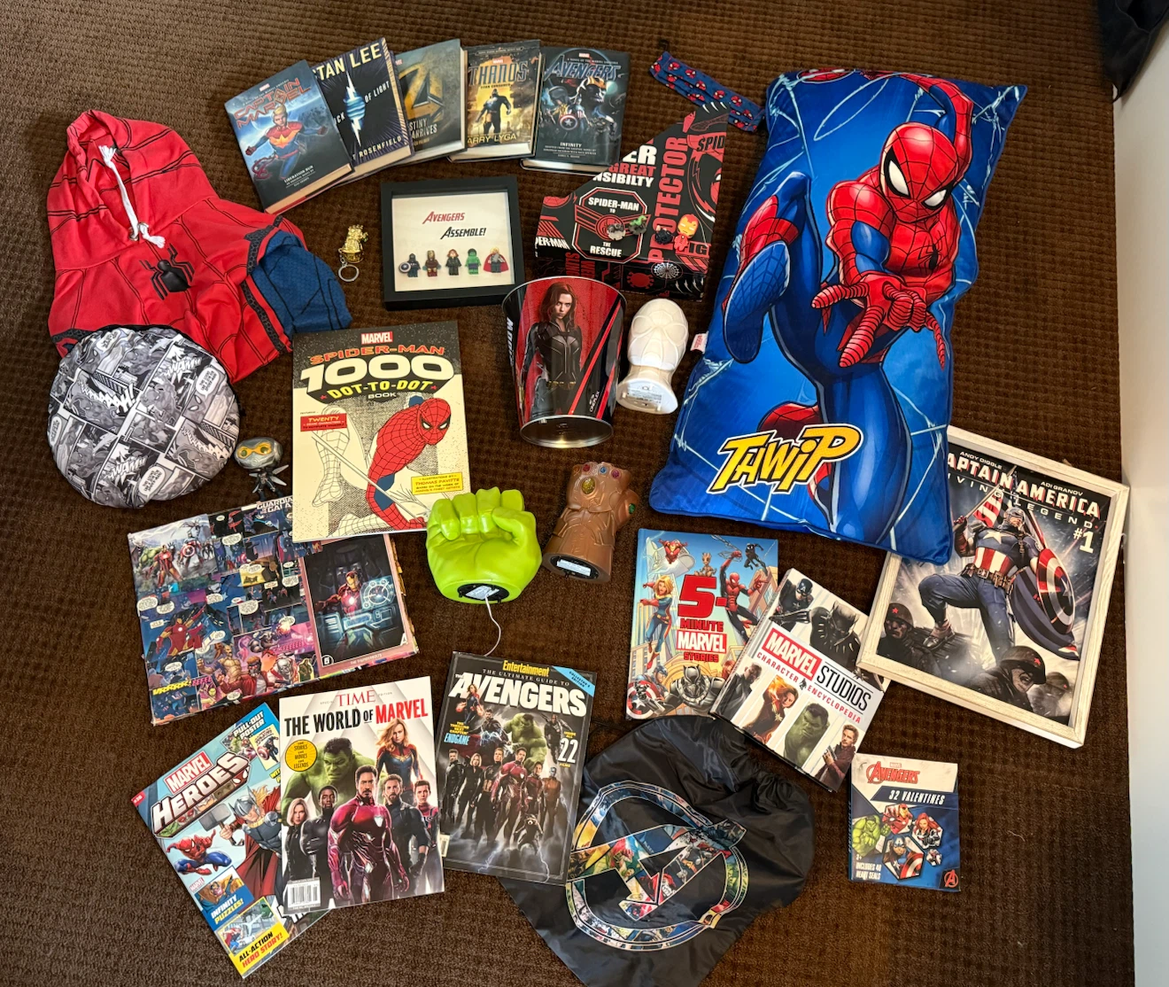 a ton of Marvel stuff