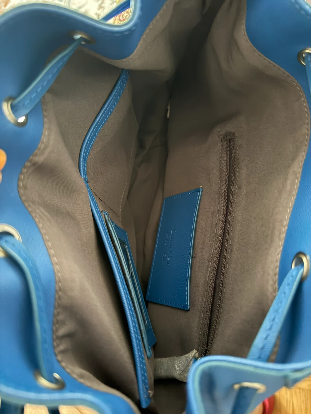 Calvin Klein Blue Bucket Bag - photo 3