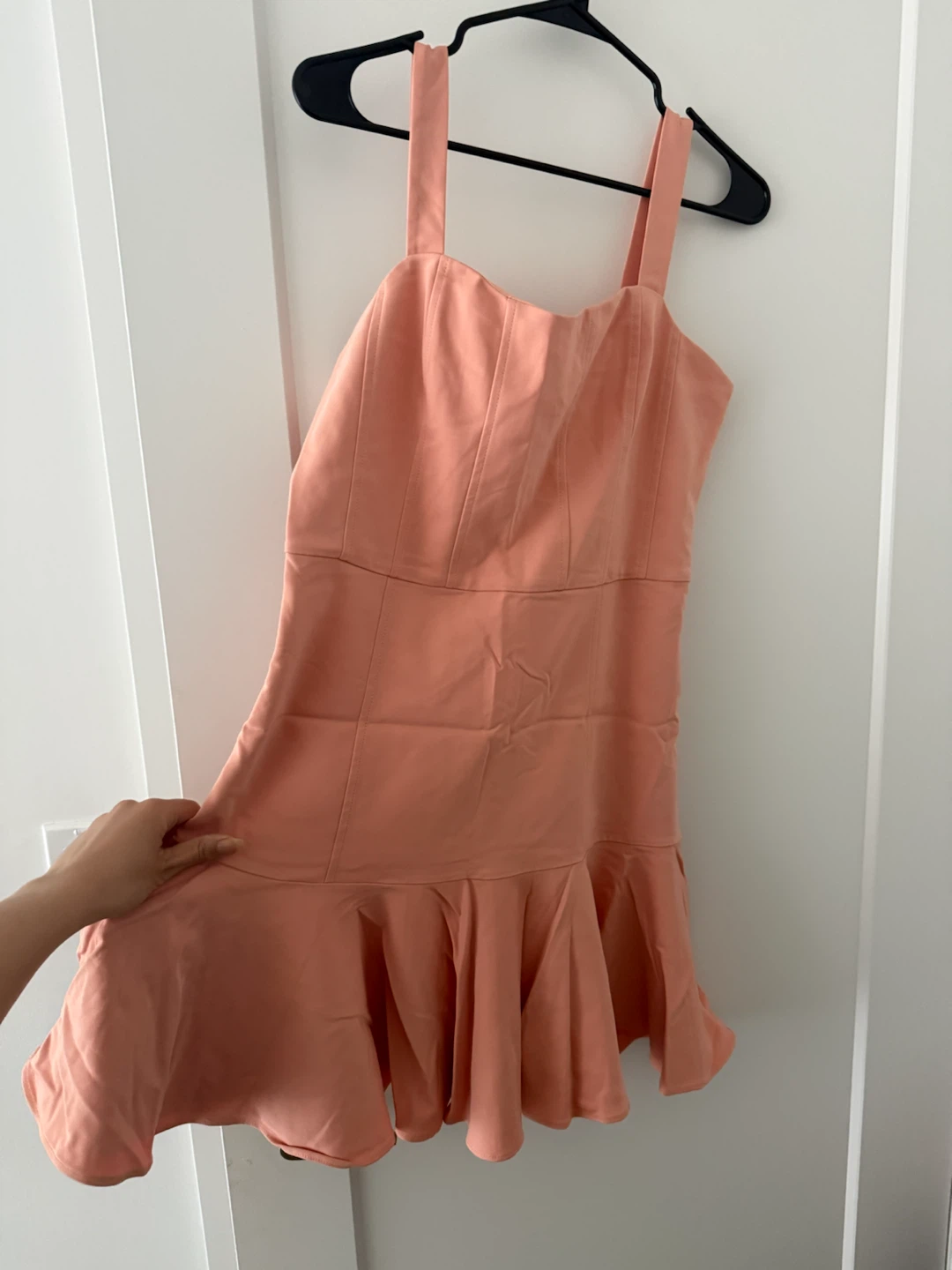 Peach Mini Dress with Belt - photo 2