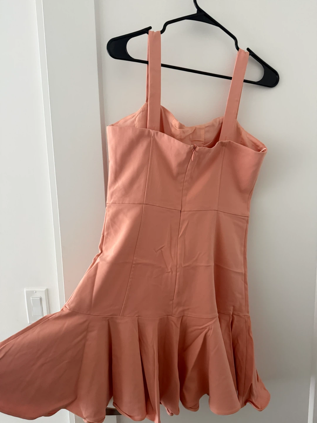 Peach Mini Dress with Belt - photo 3