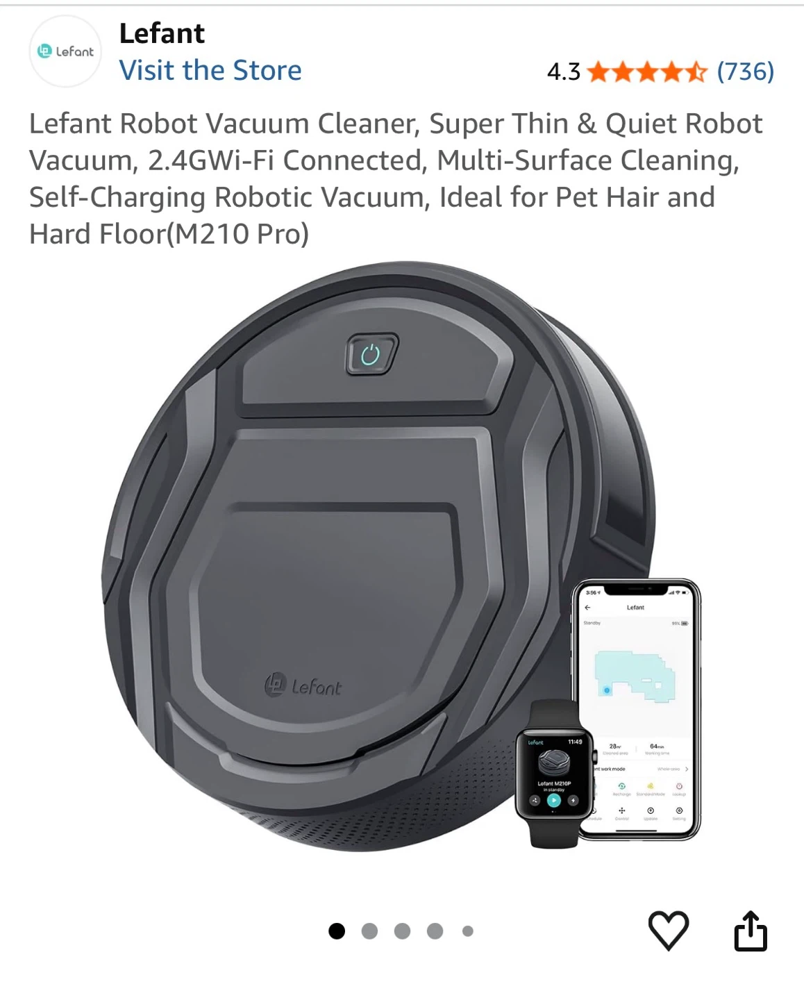 Move out sale- Robot Vacuum