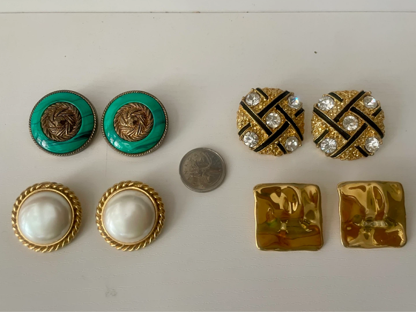 Vintage Costume Clip-on Earrings