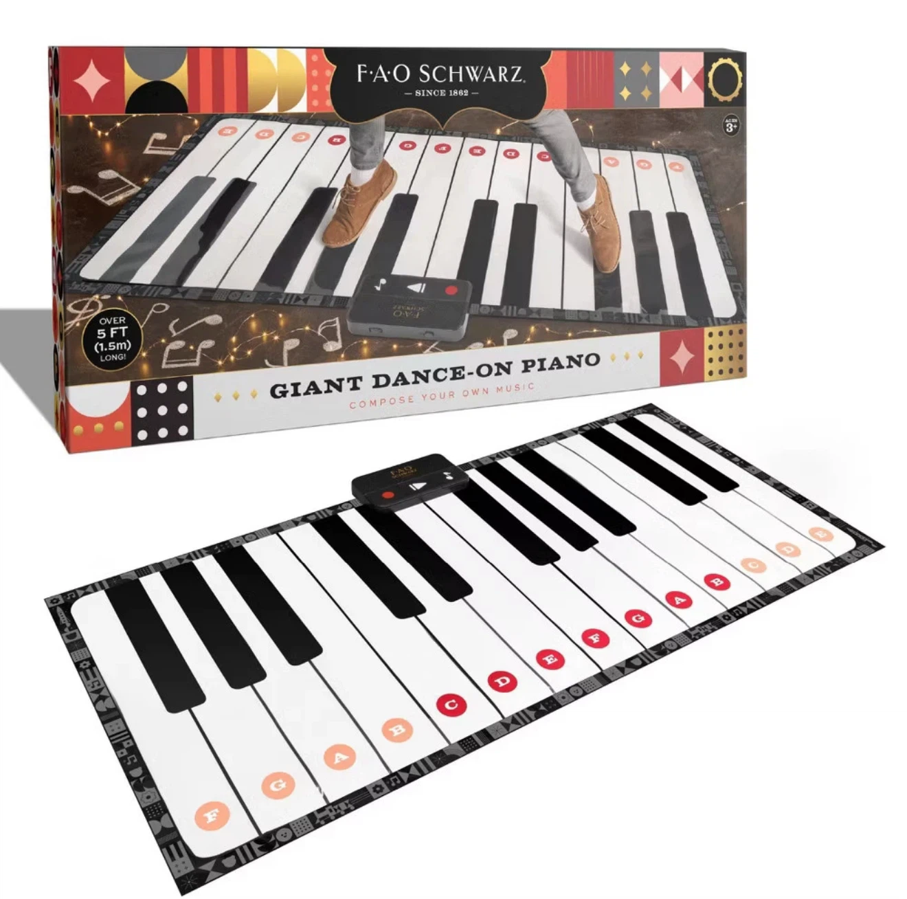 FAO Schwarz Giant Dance-On Piano Mat
