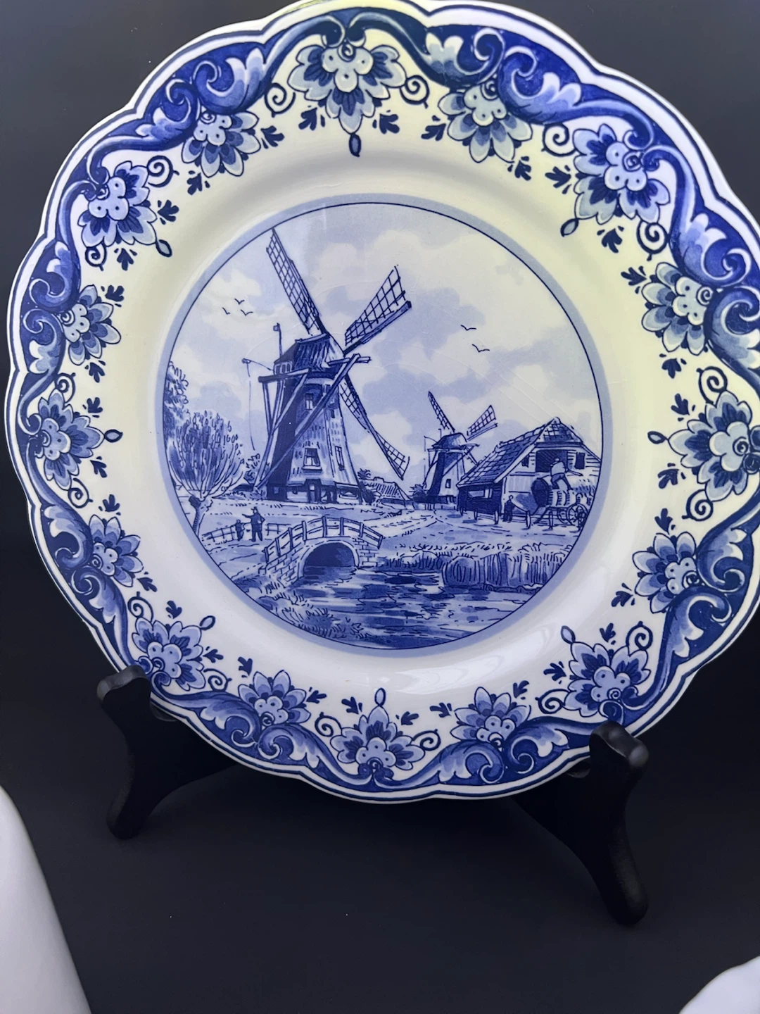 Vintage Delft Blue & Dutch Windmill Porcelain Lot - photo 5