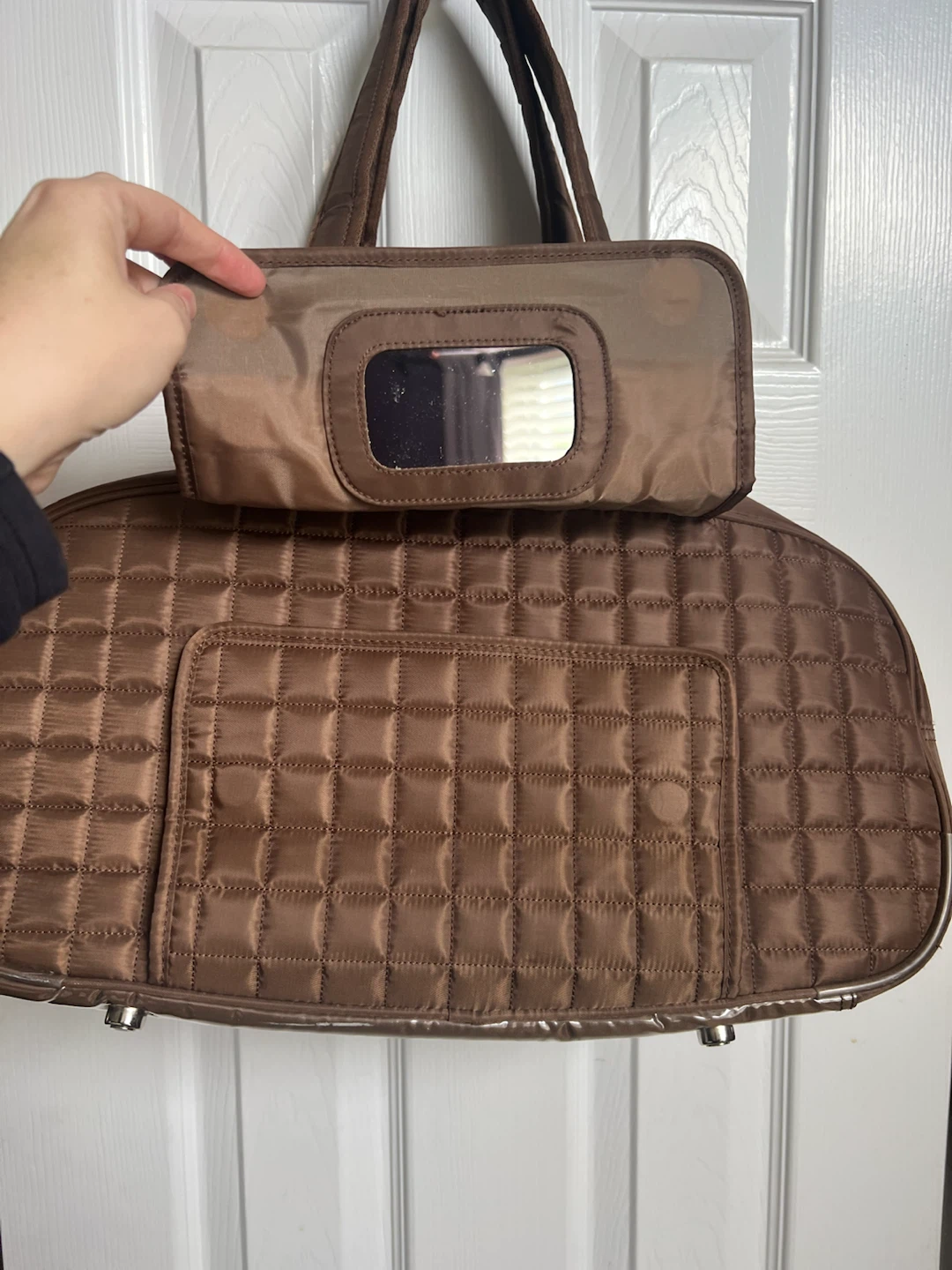 Lug quilted duffel bag with mirror case - photo 2