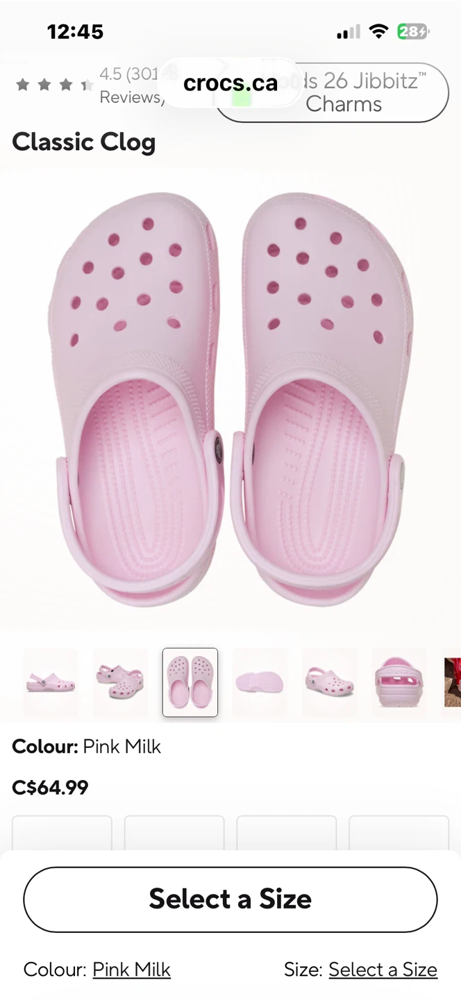 Crocs m6-w8, Pink Milk, new - photo 3